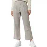 Tazzio Stoffhose F142 Cordhose mit Bundfalten, Wide Leg, hoher Bund