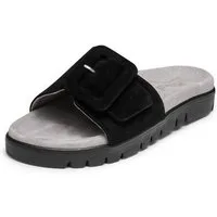 vitaform Damen Pantoletten Samtziegenleder Pantolette