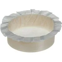 wisefood Backform Holzbackring geklebt mit Backpapier - Ø130x45mm -, (204-tlg)