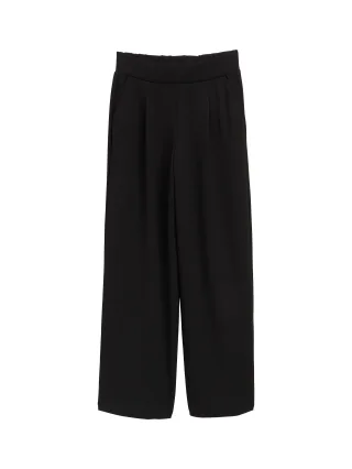Denim Tom Tailor - Wide Leg Hose deep black - Gr. - S
