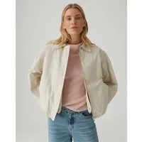 OPUS Kurzjacke HADSON mit abknöpfbarer Teddyweste HADSON Regular Lockere Passform, ovaler Schnitt, überschnittene Schulter, Langarm