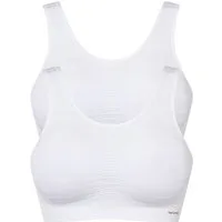 bonprix Bustier (Packung, 2-tlg) ohne Nähte und Verschluss, mit Raffung