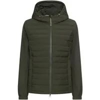 camel active Funktionsjacke mit verstellbarer Kapuze Langarm Markenlogo