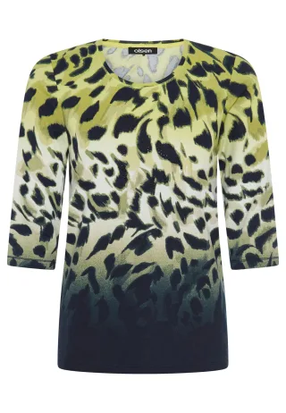 Olsen - T-Shirt Long Sleeves wild lime - Gr. - 46