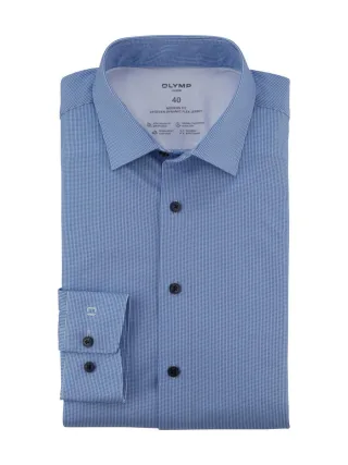 OLYMP - Modern fit: Hemd blau - Gr. - 41