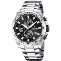 Festina Chronograph Chronograph Sport F20463/4, Armbanduhr, Quarzuhr, Herrenuhr, Stoppfunktion, Edelstahlarmband