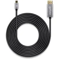 MANHATTAN Manhattan DisplayPort / USB-C® Anschlusskabel DisplayPort Stecker, USB HDMI-Kabel, (300.00 cm)