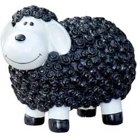 Geschenkestadl Gartenfigur Bunte Schafe viele Farben 30cm x 17cm x 23cm wetterfeste Gartenfigur
