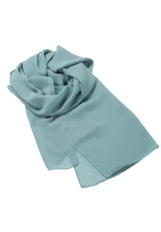 hey kyla - Stola aus Chiffon sea blue - Gr. - OS