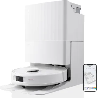 Roborock Qrevo S Saug-/Wischroboter [180 Minuten 330ml + 80ml 7.000Pa inkl. Absaug-/Reinigungsstation] weiß
