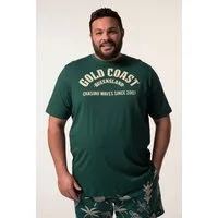 Men Plus T-Shirt T-Shirt Halbarm Print Rundhals