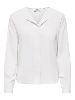 JDY - JDYAYA L/S COLLAR SHIRT WVN NOOS Cloud Dancer - Gr. - XS