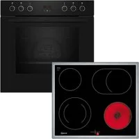 NEFF Elektro-Herd-Set EX4B0, EasyClean, CircoTherm® auf 3 Ebenen & Bräterzone für großes Bratgeschirr