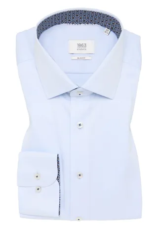 ETERNA - Luxury Shirt Twill super langer Arm (70 cm) himmelblau - Gr. - 38