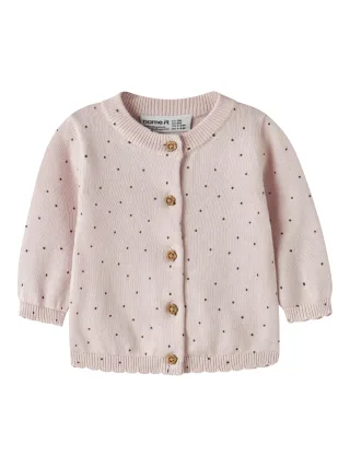 NAME IT - NBFLADOT LS KNIT CARD Lotus - Gr. - 56