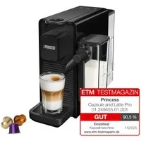 PRINCESS Kapselmaschine 249455, Kompatibel mit Nespresso-Kapseln und ähnlichen Formaten, 20 bar