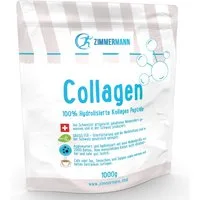 Zimmermann Collagen Pulver 1000g - Bioaktives Hydrolysat Pulver