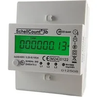 Schellcount Drehstromzähler mit Tageszähler (rückstellbar) + momentane Lastanzeige, geeicht