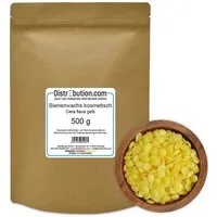 DistrEbution Bienenwachstücher Bienenwachs kosmetisch 100g-5kg, Salben und Cremes herstellen, Do it yourself Naturkosmetik