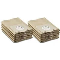 M&M Smartek Staubsaugerbeutel 10x Papier-Filter-Tüten für Kärcher wie 6.959-130.0 / 69591300, passend für Kärcher Nass-/Trockensauger WD-Serie, MV-Serie, A-Serie, AXXXX, SE4001, WD3, MV3, 10 St., hervorragender Filterleistung, hohe Reißfestigkeit
