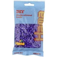 Hama Bügelperlen Hama Bügelperlen – Lila, Midi 5 mm (1000 Stk)