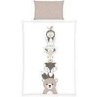 Baby Best Babybettwäsche babybest Woodland Crew, Renforcé, 1 teilig, mit Wendefunktion