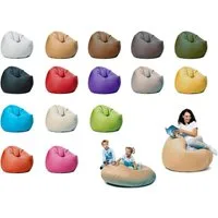 sunnypillow Sitzsack mit Styropor Füllung Outdoor & Indoor für Kinder und Erwachsene