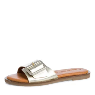 Tamaris - Da.-Pantolette light gold - Gr. - 36
