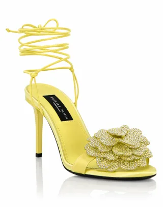 Sandaletten Mit Hohem Absatz Flower