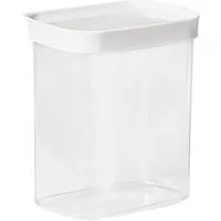 Emsa Vorratsdose Optima, Kunststoff, (2-tlg), 1,6 Liter, rechteckig, frische Dichtung, rutschfeste Stapelränder