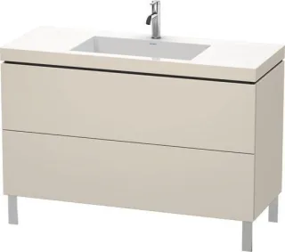 Duravit L-Cube c-bonded Set bodenstehend Taupe 1200x480x698 mm - LC6939O8383 LC6939O8383