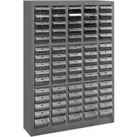 TK-Handel Sortimentskasten Metall Regal Lagerbehälter Lagerboxen Sichtlagerboxen Kleinteile Lager (Schraubenregal, Schrank), Sturzsicher, kleinteilemagazin, Lagerregal, Werkstattregal