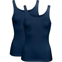 Erwin Müller Unterhemd Damen-Unterhemd 2er-Pack Single-Jersey Uni
