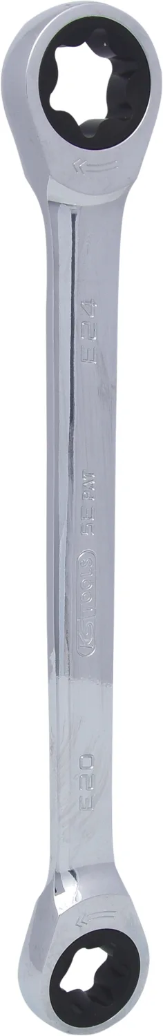 KS Tools GEARplus Torx-E-Doppel-Ratschenringschlüssel - 503.4357