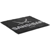 Sansibar Sylt Badematte Badematte »Sansibar, Höhe 20 mm, mit Sansibar Logo Schriftzug, rutschhemmend beschichtet, fußbodenheizungsgeeignet, strapazierfähig, schnell trocknend, Polyacryl, rechteckig, 55x65 cm, 60x100 cm, 70x120 cm