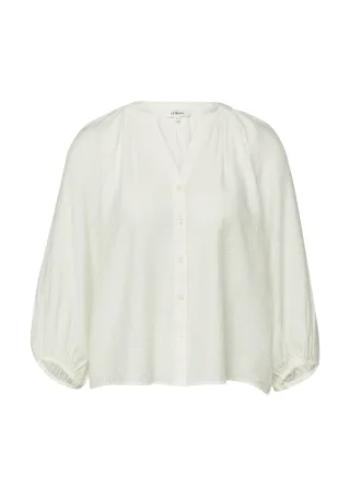 s.Oliver - Bluse creme - Gr. - 38