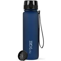 720°DGREE Trinkflasche Trinkflasche uberBottle softTouch mit Sieb sapphire blue 1l