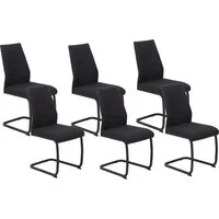 HELA Freischwinger Ariana, Esszimmerstuhl (Set, 6 St), Zertifizierter "Waterfree" Stoff - sehr Robust, 140 kg belastbar