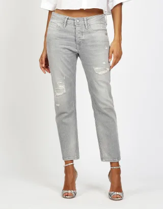 GANG - 94NICA CROPPED - boyfriend fit big grey - Gr. - 26