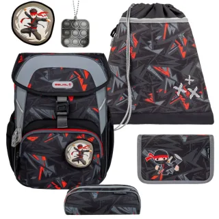 Belmil Schulranzen-Set MAXI 4tlg "Ninja"