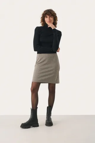 Rock Gerade Passform Brown Check brown