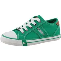 Mustang Shoes Gaspare Sneaker Freizeitschuh, Halbschuh, Schnürschuh mit auffälliger Kontrastnaht