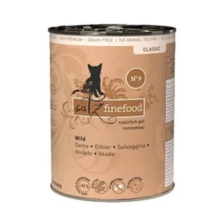 Catz finefood Nassfutter Katze Classic Adult No. 9 Wild 12x400 g