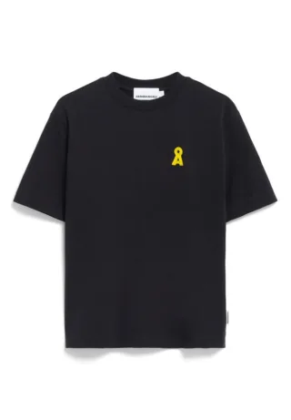 Armedangels - T-Shirt aus Bio-Baumwoll Mix - Tarjaa schwarz - Gr. - L