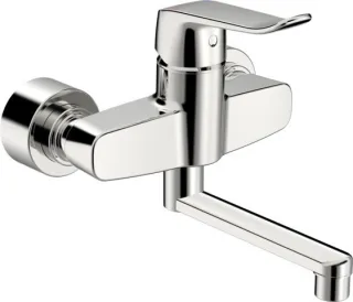 Hansa Waschtischarmatur HANSACLINICA 0151 Bed.he. lang Ausld. 227 mm DN15 chr 1516283