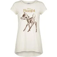 EplusM Nachthemd Disney Bambi Damen kurzarm Schlafshirt 100% Baumwolle Gr. S bis XL