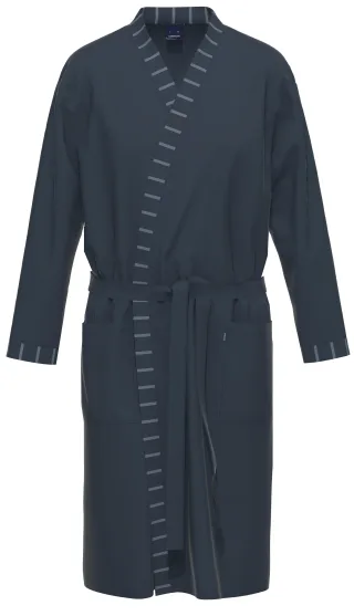 AMMANN - Org Morgenmantel nightblue - Gr. - 54