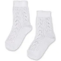 Luise Steiner Trachtensocken Trachtensocken - LOCHSTRICK - weiß