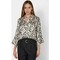 MARC AUREL Druckbluse mit grafischem Print