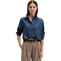 Marc O'Polo Jeansbluse aus TENCEL™ Lyocell-Baumwolle-Mix